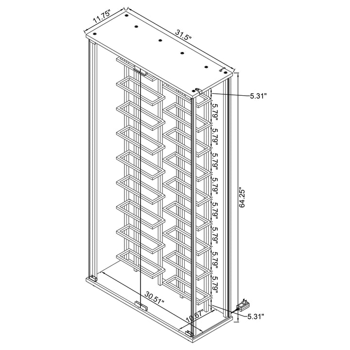 Coaster Furniture 224731KE-S5 Lucia 5-piece Eastern King Bedroom Set Beige and White