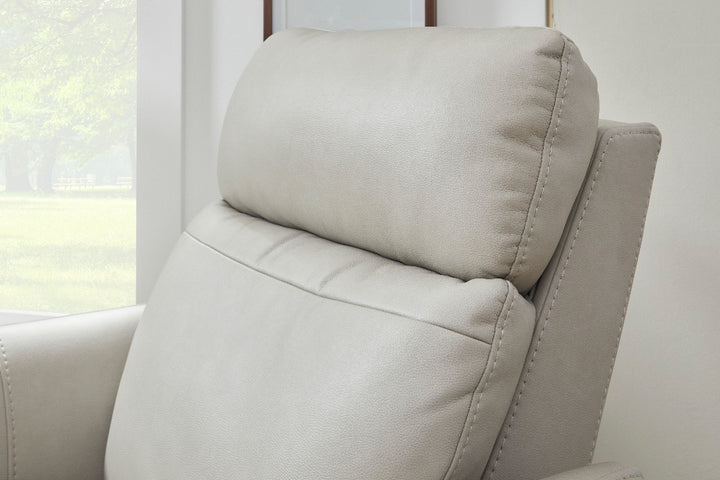 Artemis Fabric Power Rocking Recliner with Power Headrest, Lumbar, Heat &amp; Massage