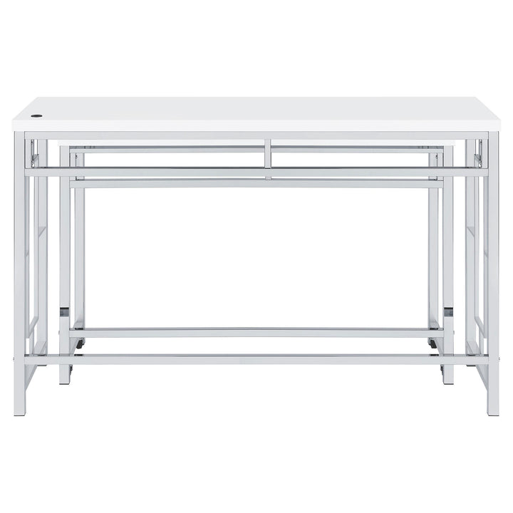 Coaster Furniture 224731KE-S5 Lucia 5-piece Eastern King Bedroom Set Beige and White