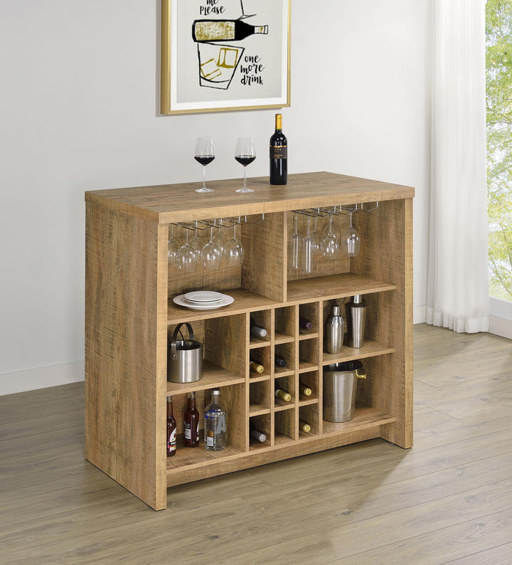 Coaster Furniture 182785 Topanga Engineered Wood Freestanding Home Bar Mango