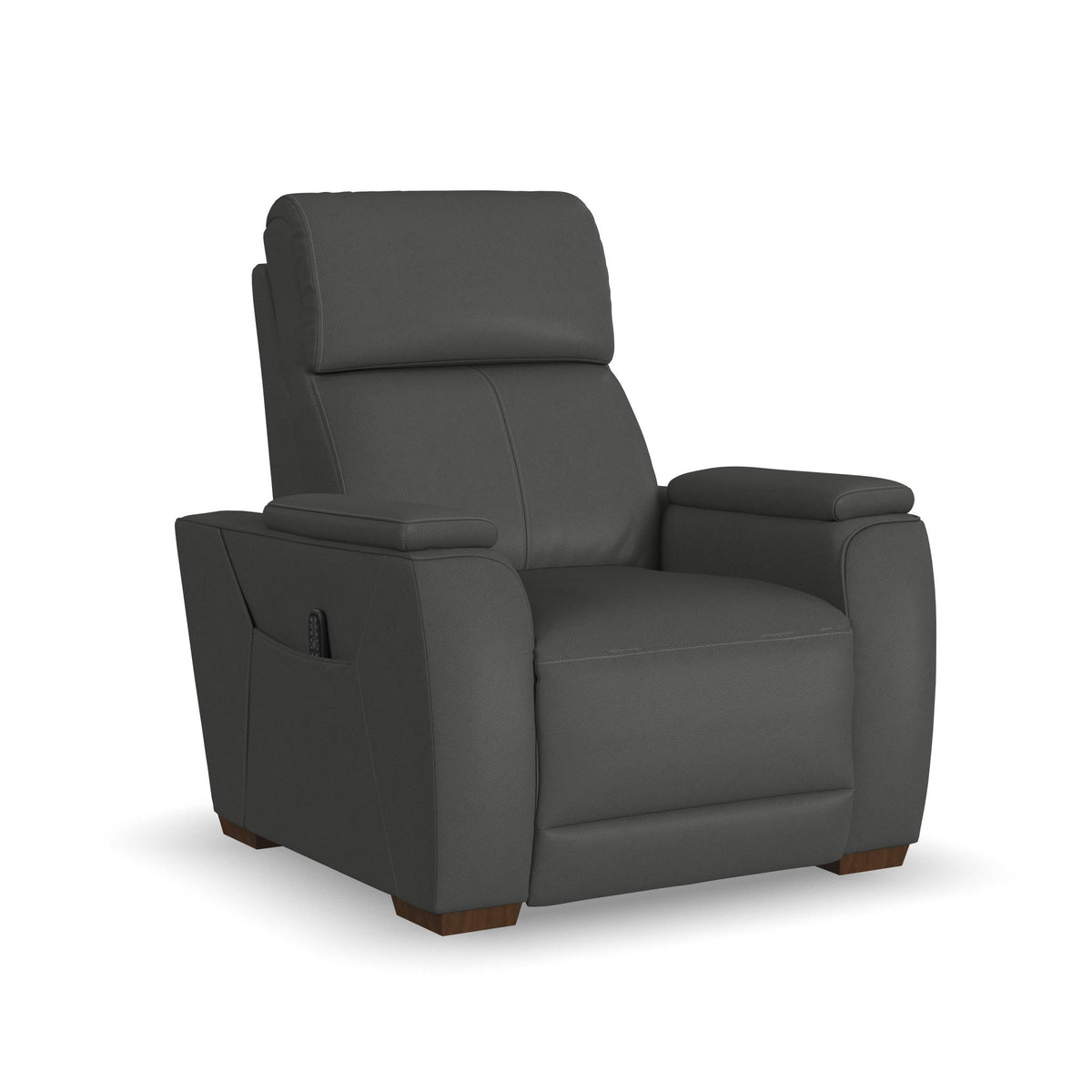 Vibe Fabric Power Recliner with Power Headrest, Lumbar, Heat, Massage & Pulse (Cover 76302)