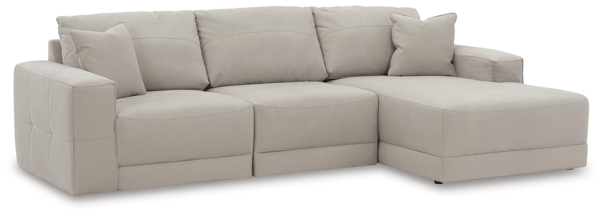 Next-Gen Gaucho 3-Piece Sectional Sofa with Chaise - Gray (1)