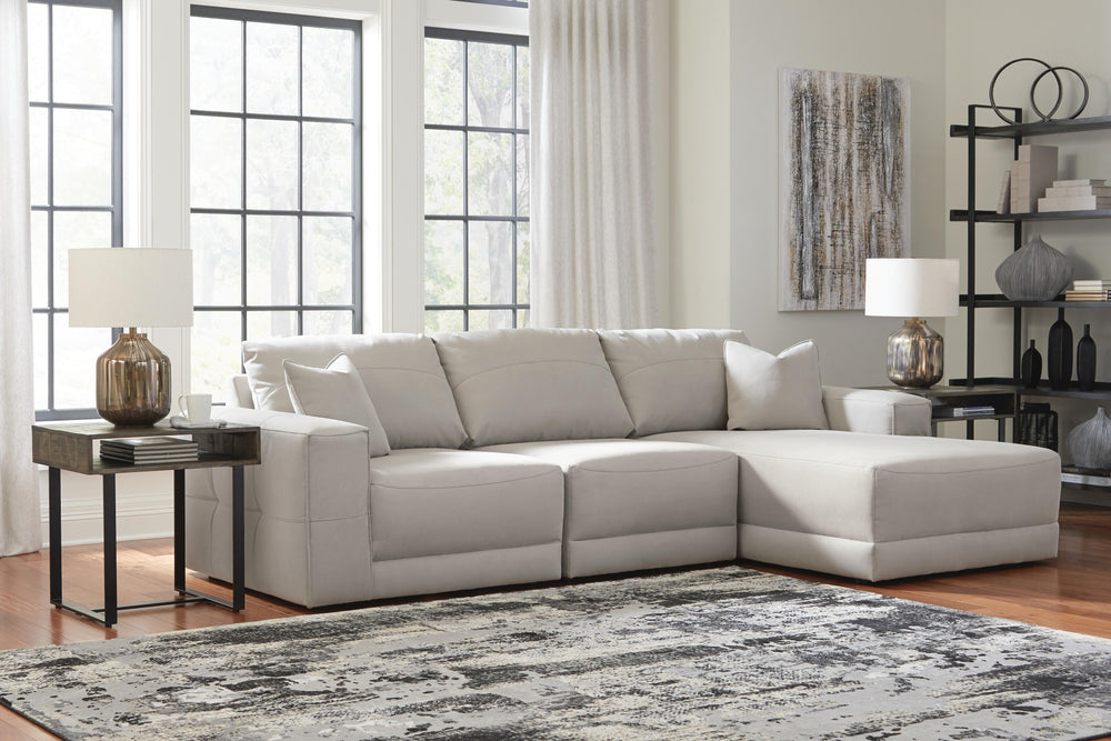 Next-Gen Gaucho 3-Piece Sectional Sofa with Chaise - Gray (2)