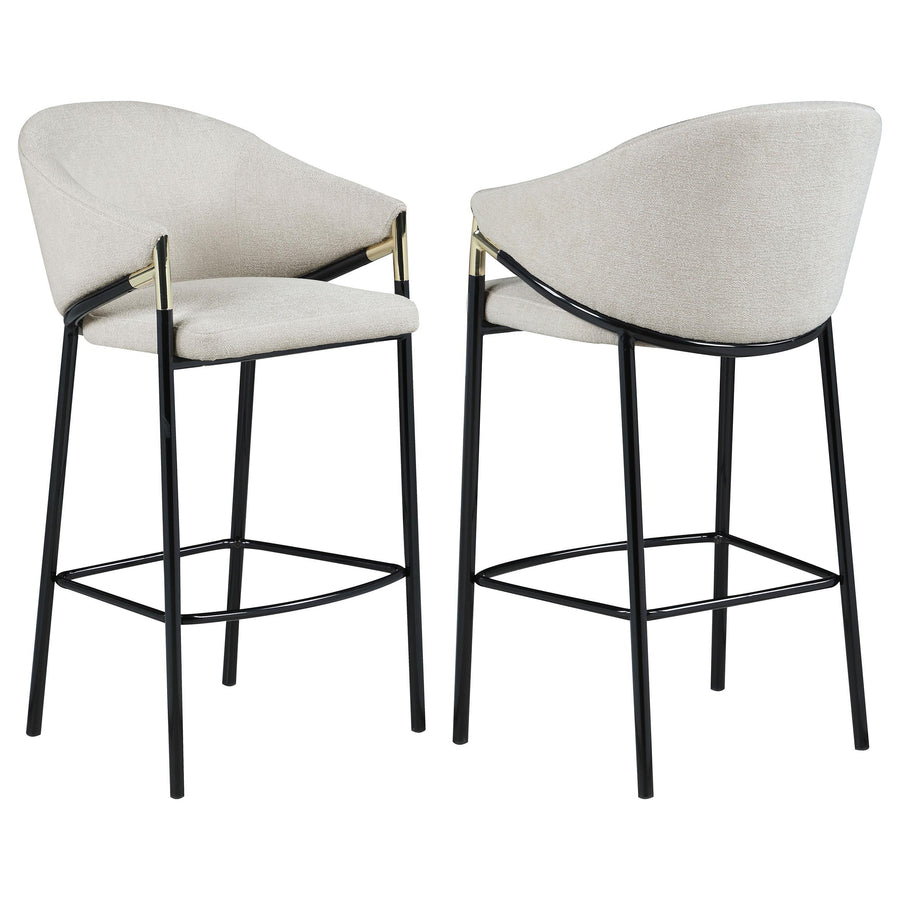 Coaster Furniture 183437 Chadwick Fabric Upholstered Bar Chair Beige