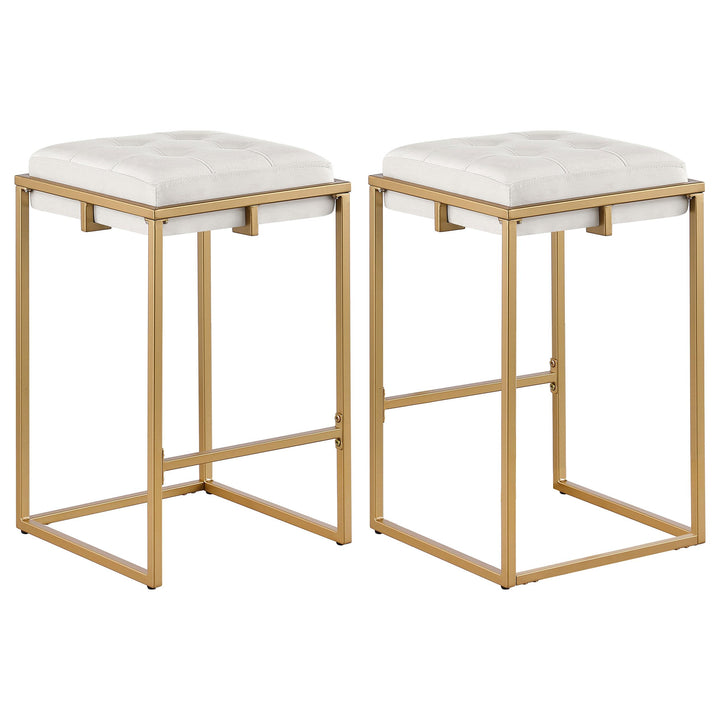 coaster-furniture-183645-nadia-upholstered-backless-counter-stool-beige