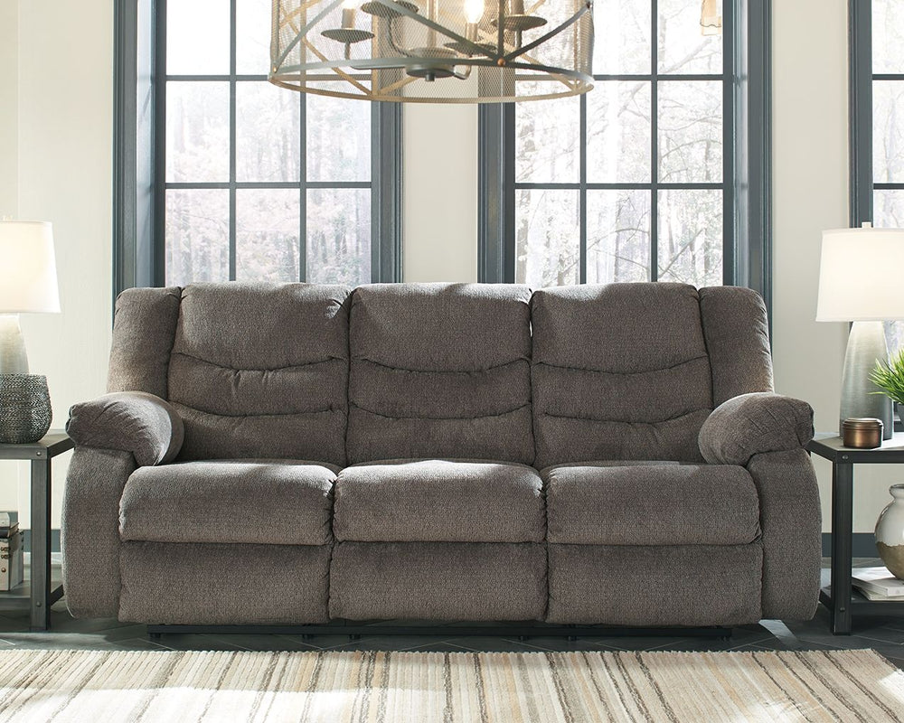 Tulen - Reclining Sofa - Gray