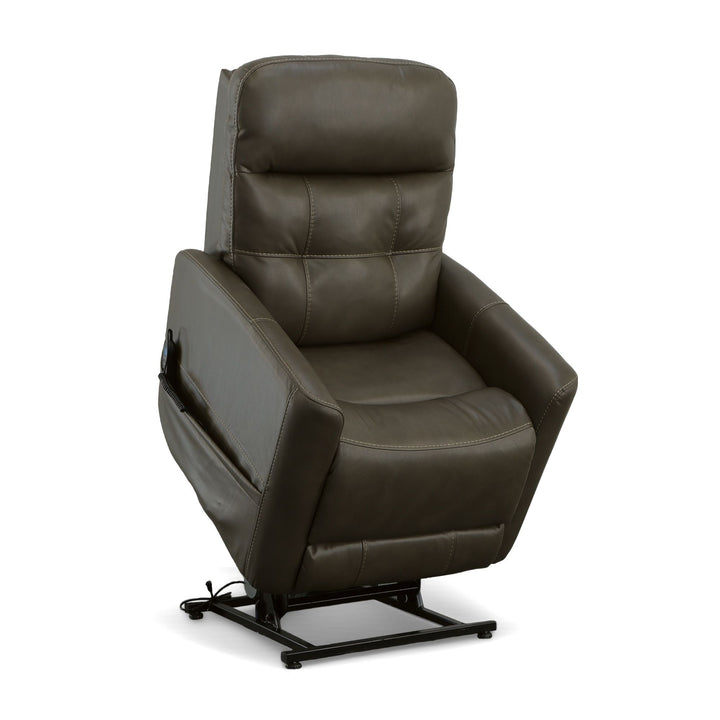 Kenner Power Lift Recliner With Power Headrest &amp; Lumbar Driftwood