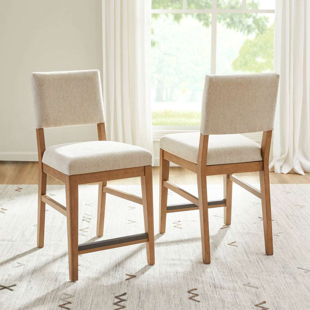 Millwork Pair of Counter Chairs