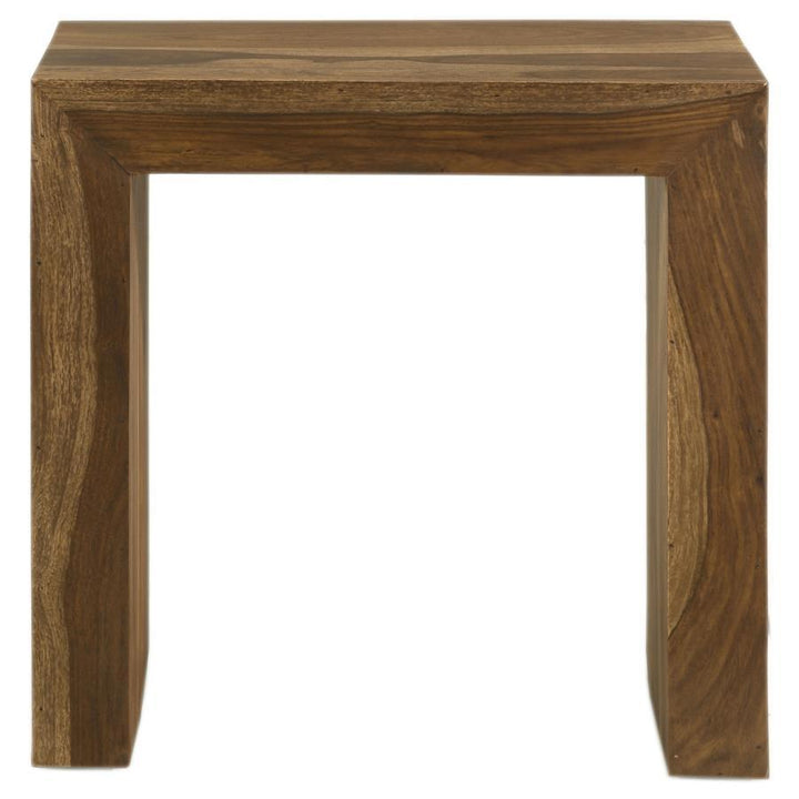 Odilia - 3 Piece Solid Wood Coffee And End Table Set - Auburn