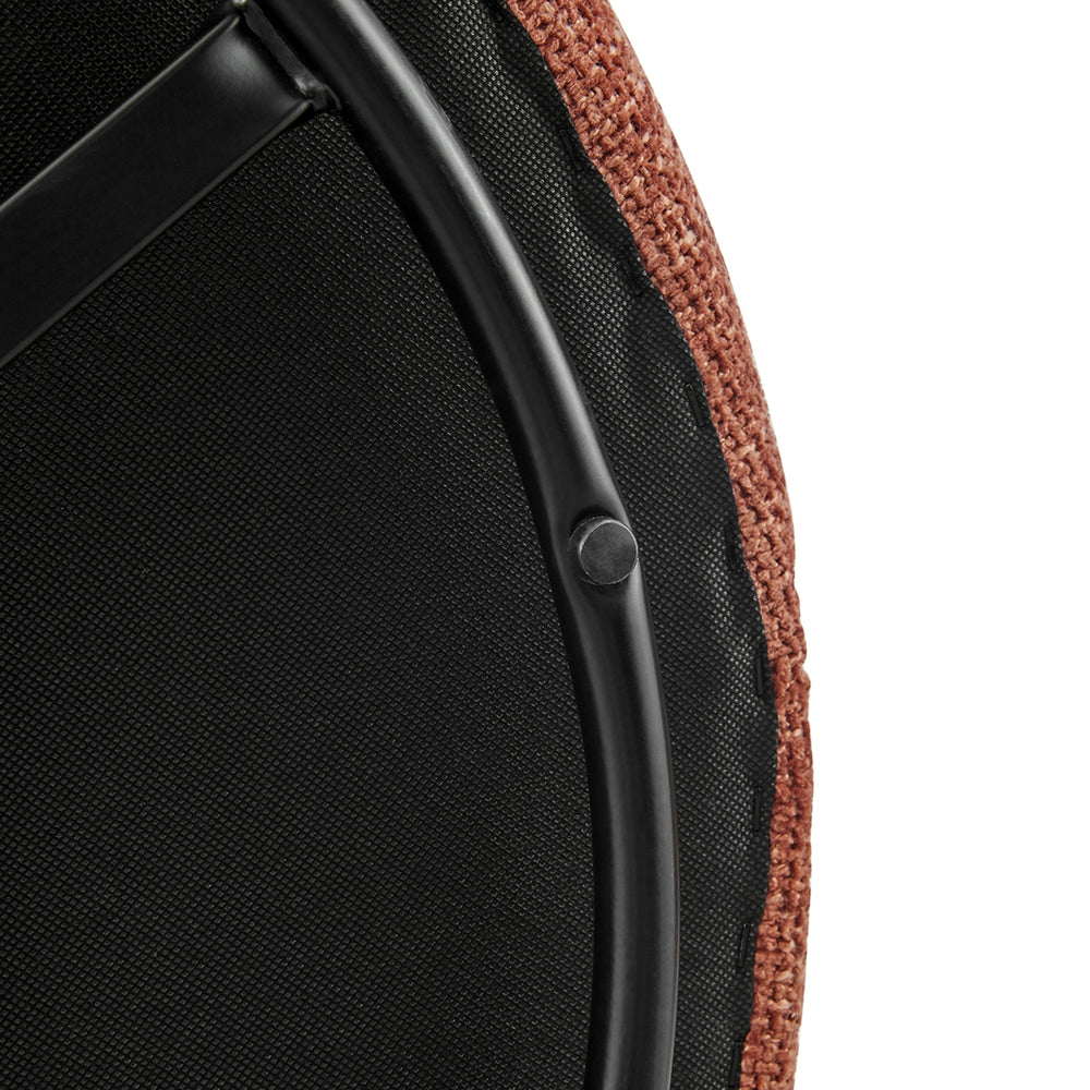 Jazzlyn Chenille Swivel Accent Chair - Grenada Terracotta - view 12