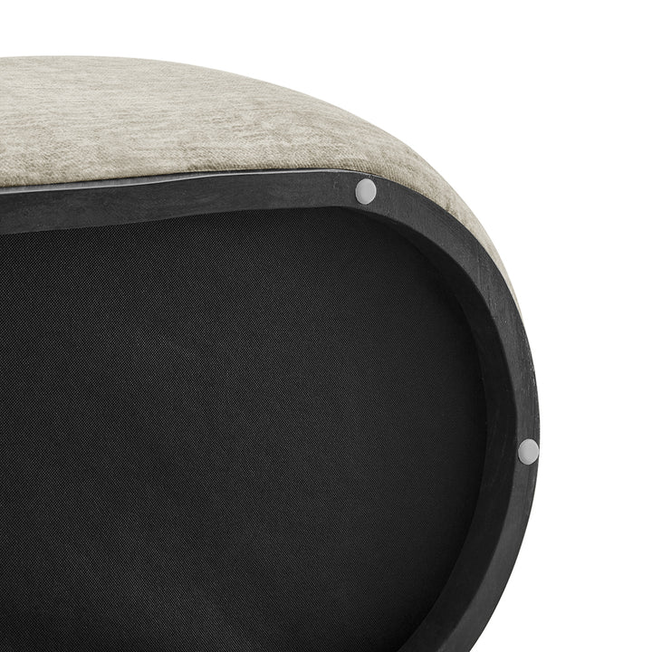 Mandy Fabric Bench - Pasadena Beige - view 11