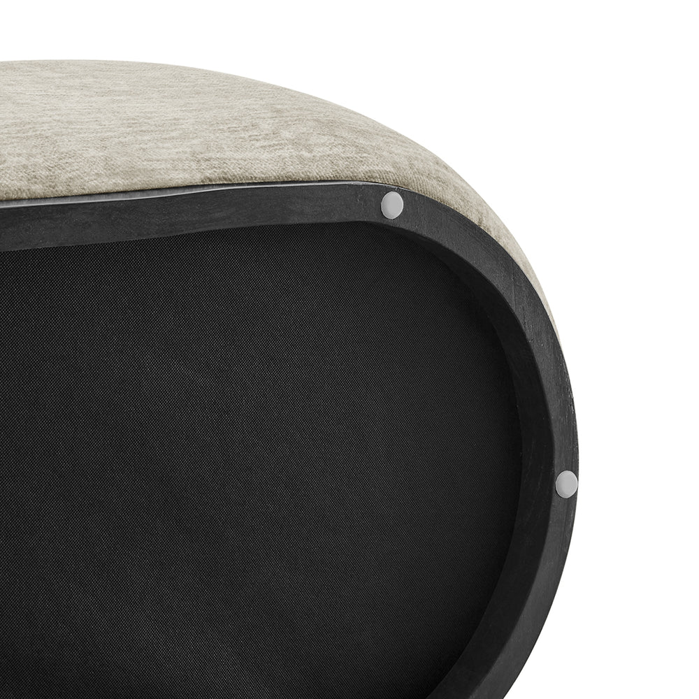 Mandy Fabric Bench - Pasadena Beige - view 11