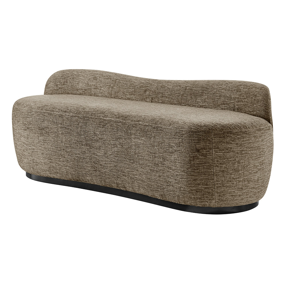 Mandy Fabric Bench - Pasadena Taupe