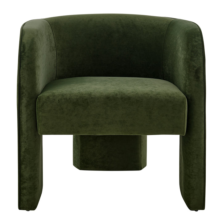 Matteo Velvet Accent Arm Chair - Dainty Green - view 5