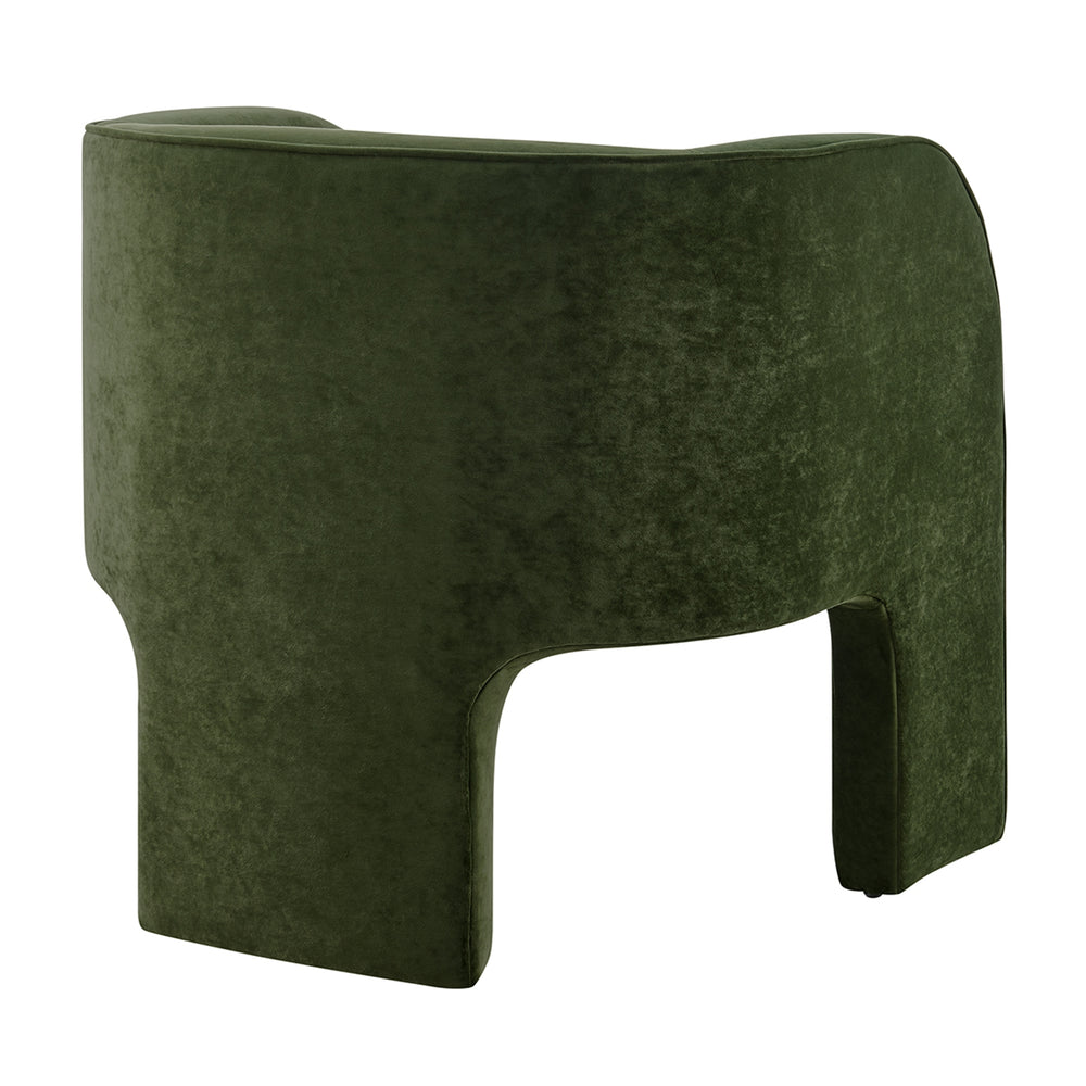 Matteo Velvet Accent Arm Chair - Dainty Green - view 8