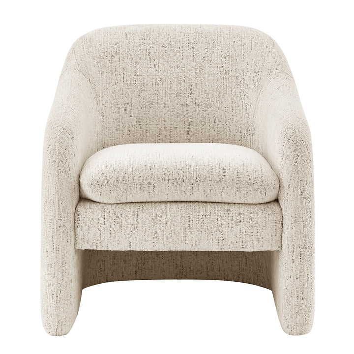 Zella Chenille Accent Arm Chair - Concord Cream - view 4