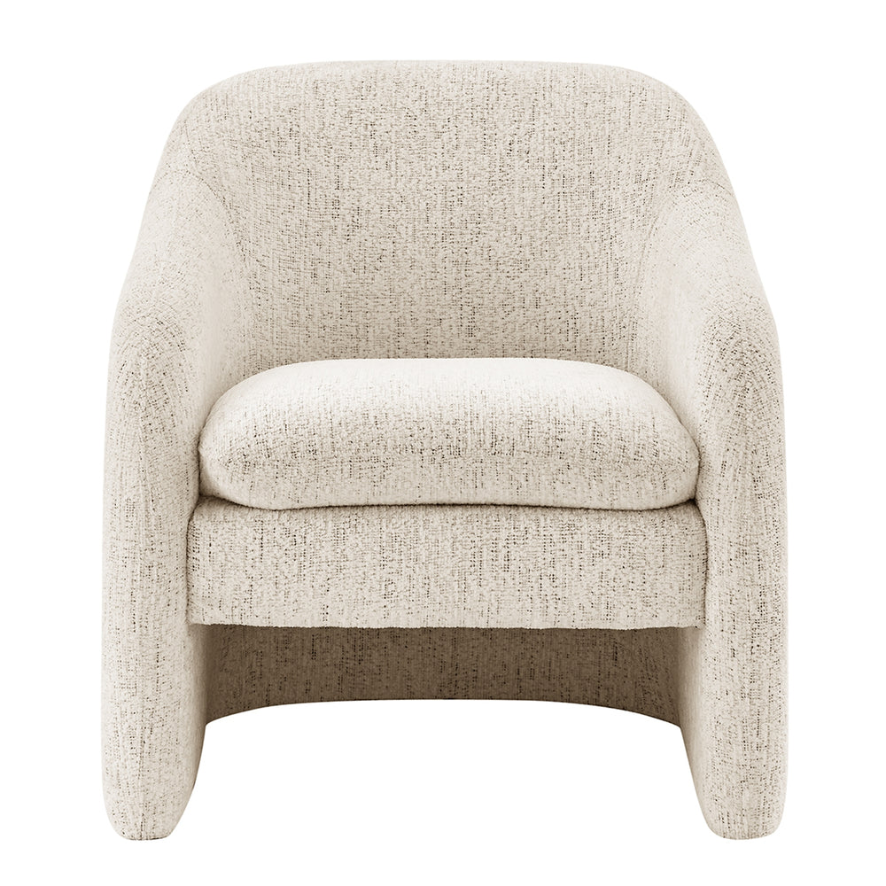 Zella Chenille Accent Arm Chair - Concord Cream - view 4
