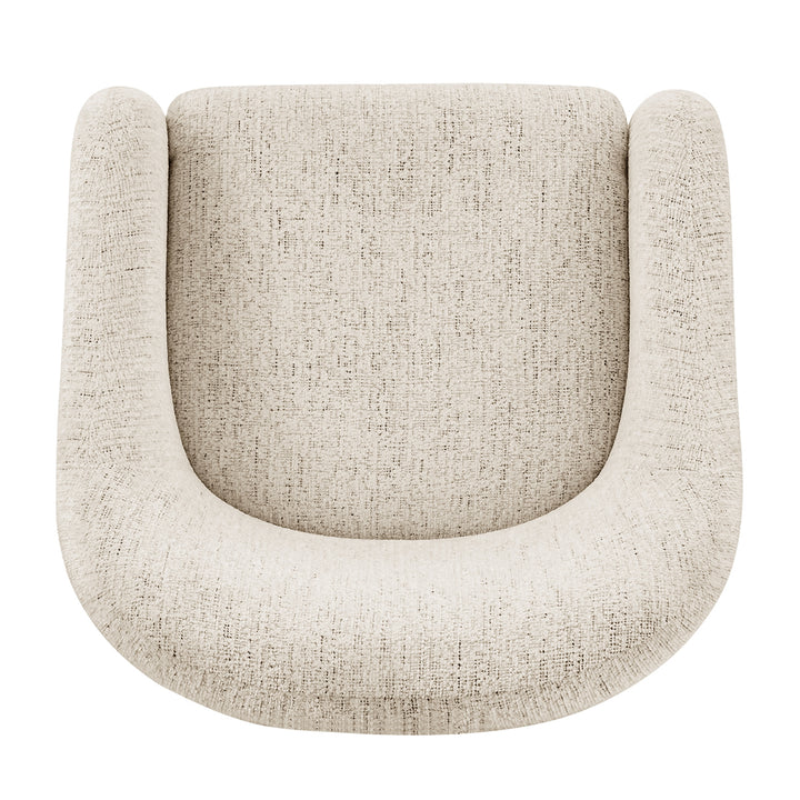 Zella Chenille Accent Arm Chair - Concord Cream - view 8
