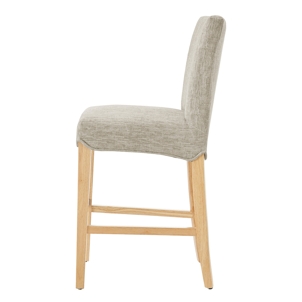 Milton Fabric Counter Stool - Pasadena Beige - view 5