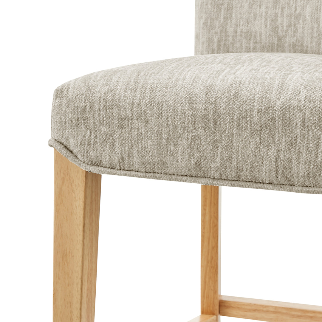Milton Fabric Counter Stool - Pasadena Beige - view 9