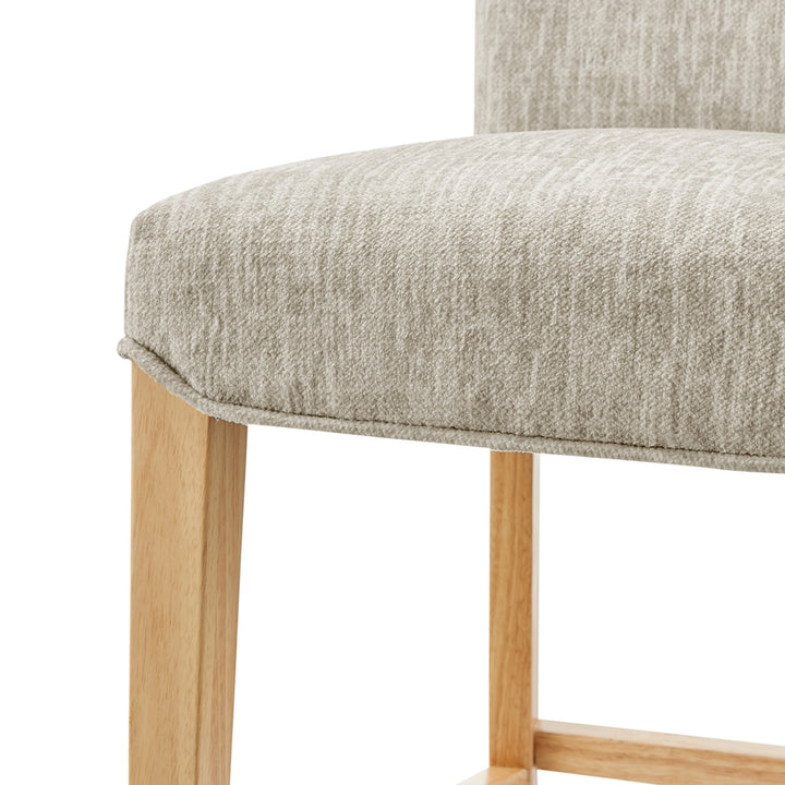 Milton Fabric Counter Stool - Pasadena Beige - view 9