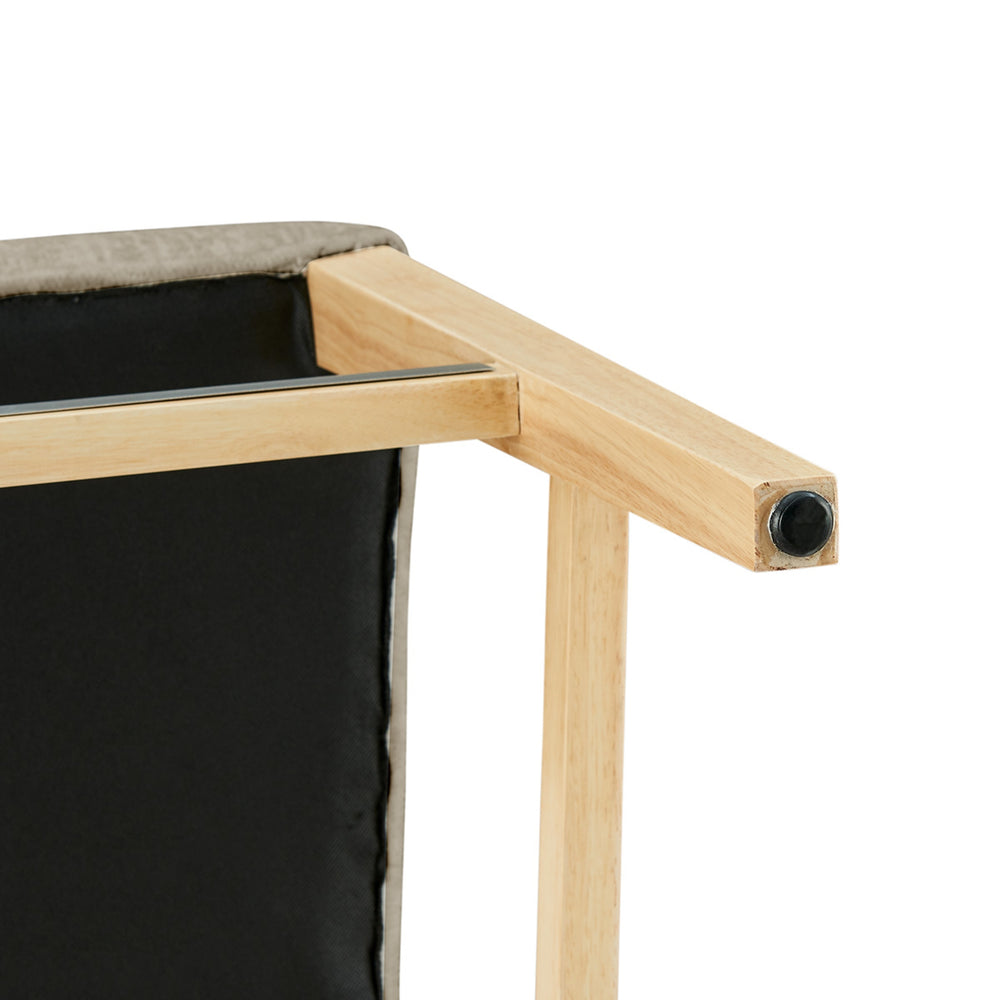 Milton Fabric Counter Stool - Pasadena Beige - view 12
