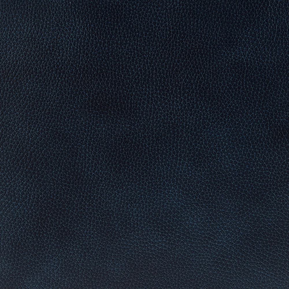 Tiffany Top Grain Leather Accent Arm Chair - Garrett Blue - view 11