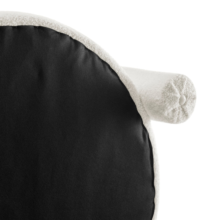 Maisie Faux Shearling Accent Arm Chair - Wilmont White - view 13