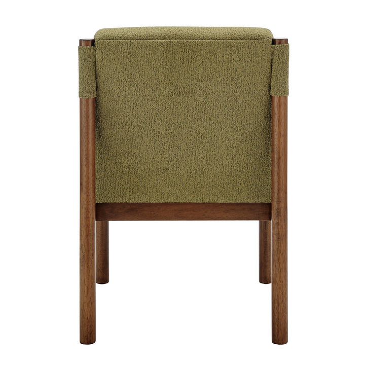 Micah Boucle Dining Side Chair - Palladian Green - view 5