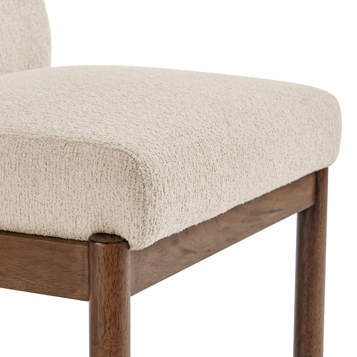 Micah Boucle Dining Side Chair - Palladian Beige - view 10