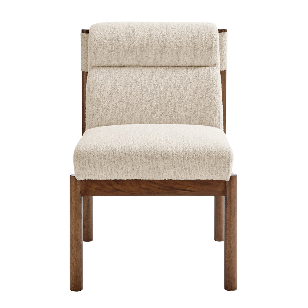 Micah Boucle Dining Side Chair - Palladian Beige - view 4