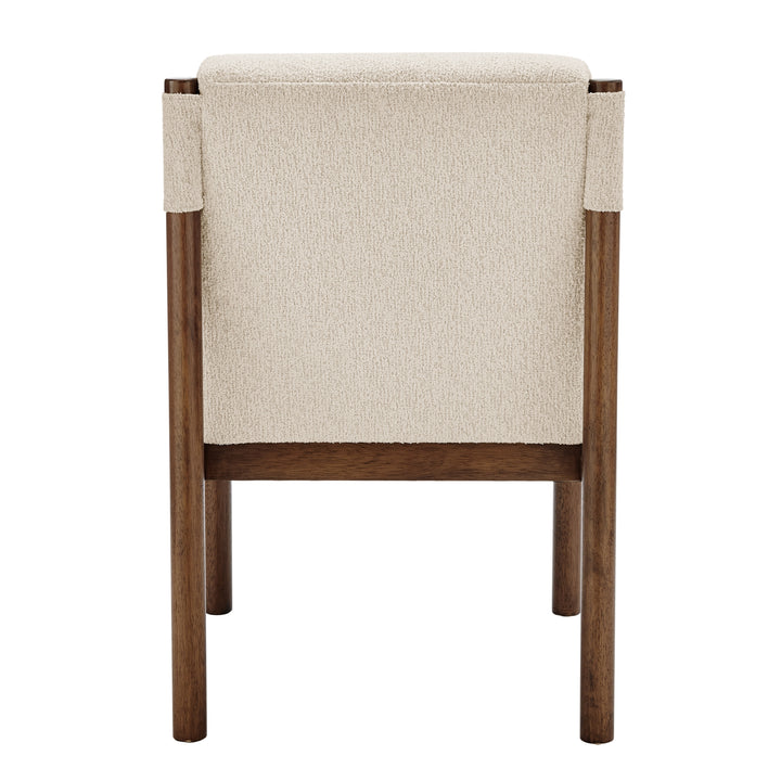 Micah Boucle Dining Side Chair - Palladian Beige - view 6