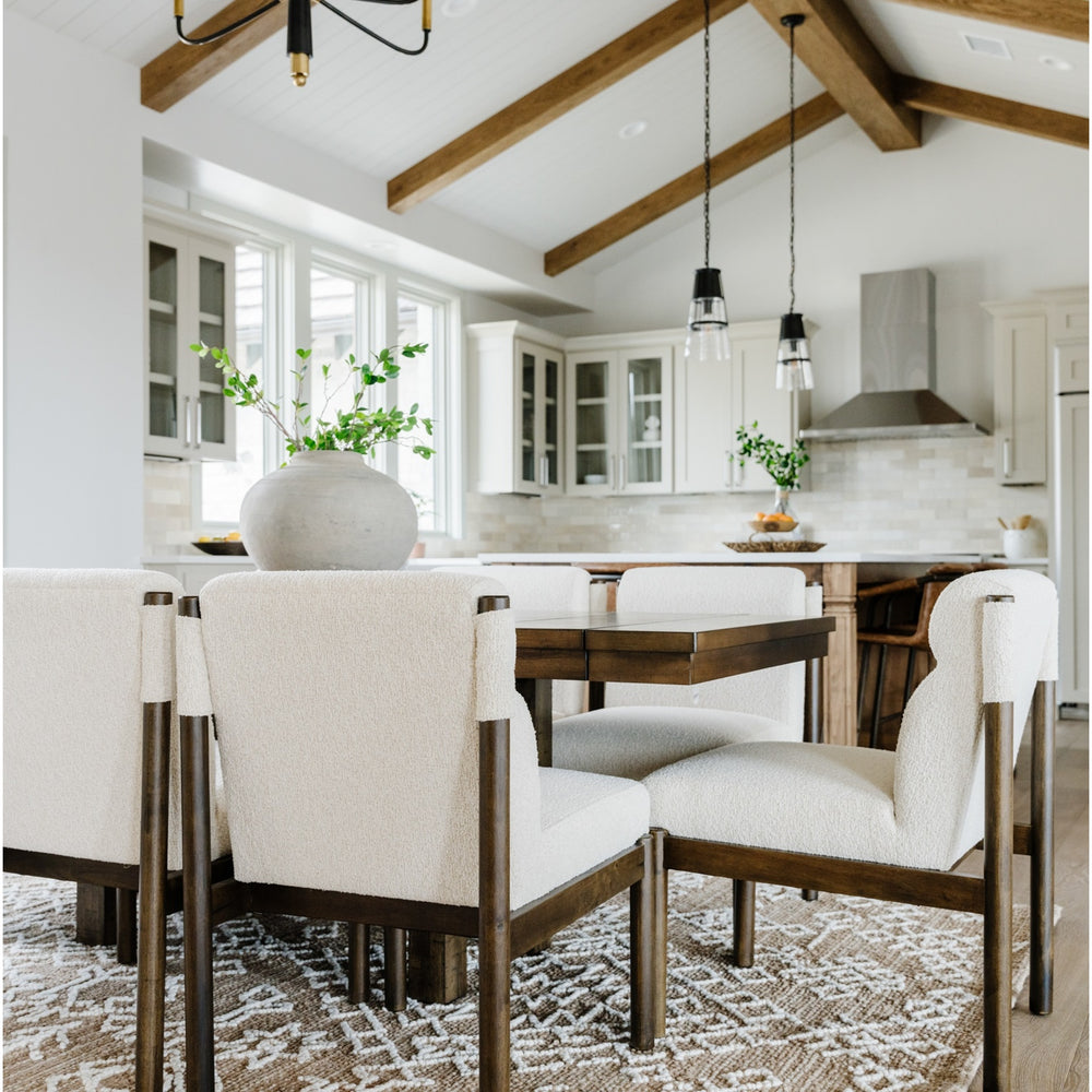 Micah Boucle Dining Side Chair - Palladian Beige - view 3
