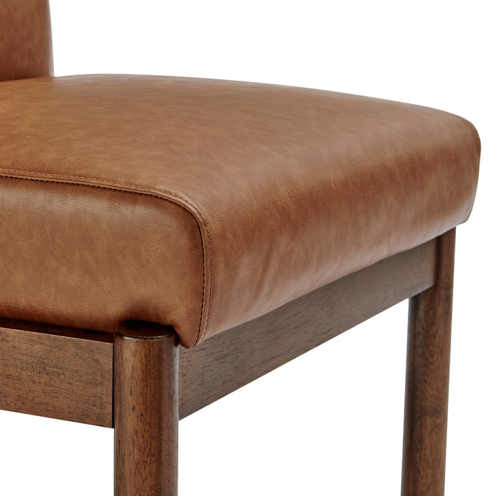 Micah Faux Leather Dining Side Chair - Vintage Cider - view 10