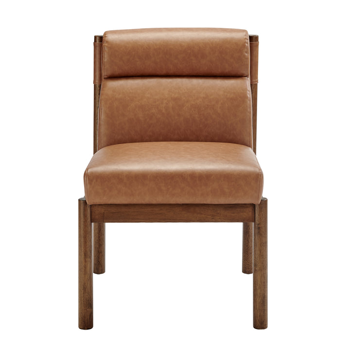 Micah Faux Leather Dining Side Chair - Vintage Cider - view 4
