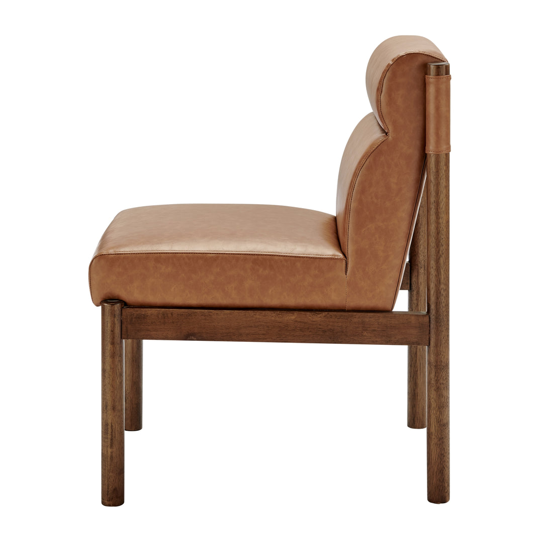 Micah Faux Leather Dining Side Chair - Vintage Cider - view 5