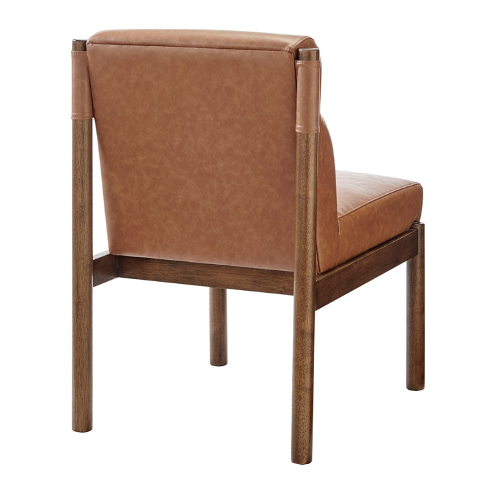 Micah Faux Leather Dining Side Chair - Vintage Cider - view 7