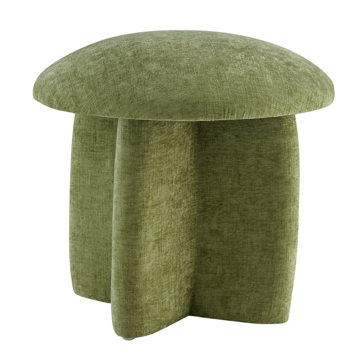 Cielo Chenille Ottoman - Millburry Green