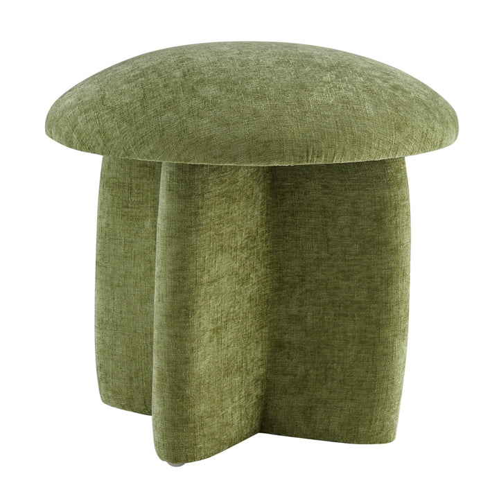 Cielo Chenille Ottoman - Millburry Green