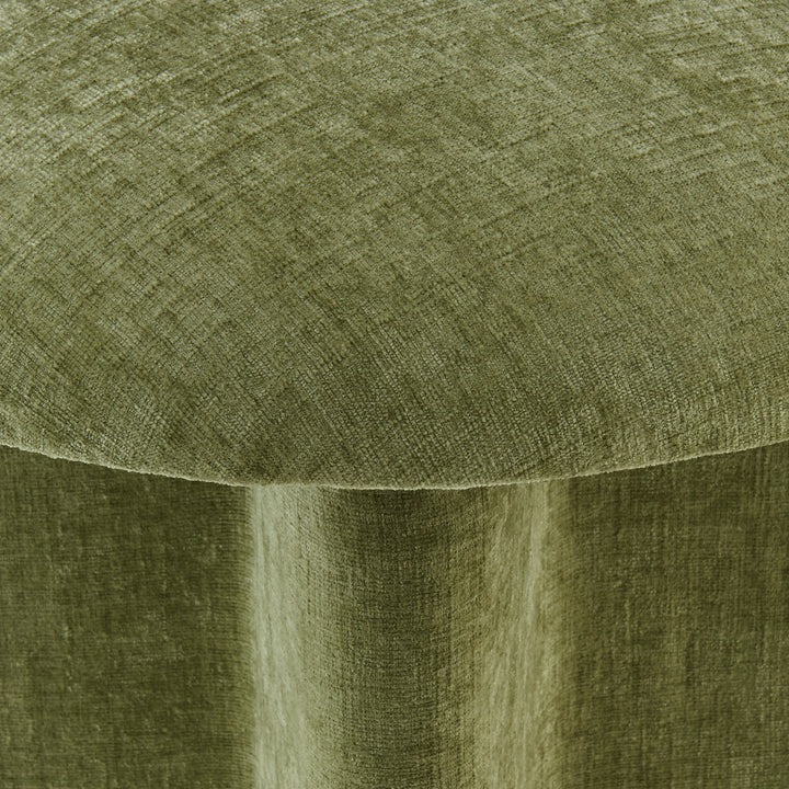 Cielo Chenille Ottoman - Millburry Green - view 6