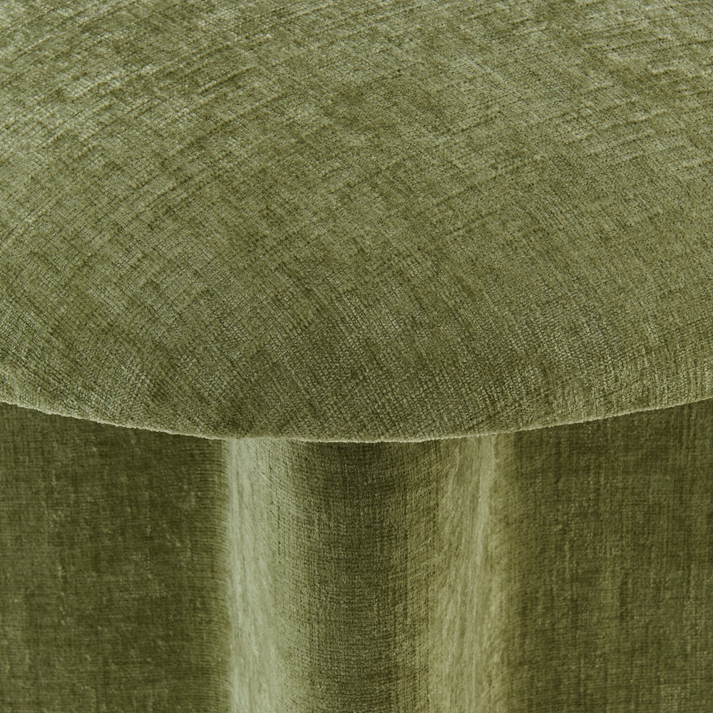 Cielo Chenille Ottoman - Millburry Green - view 6