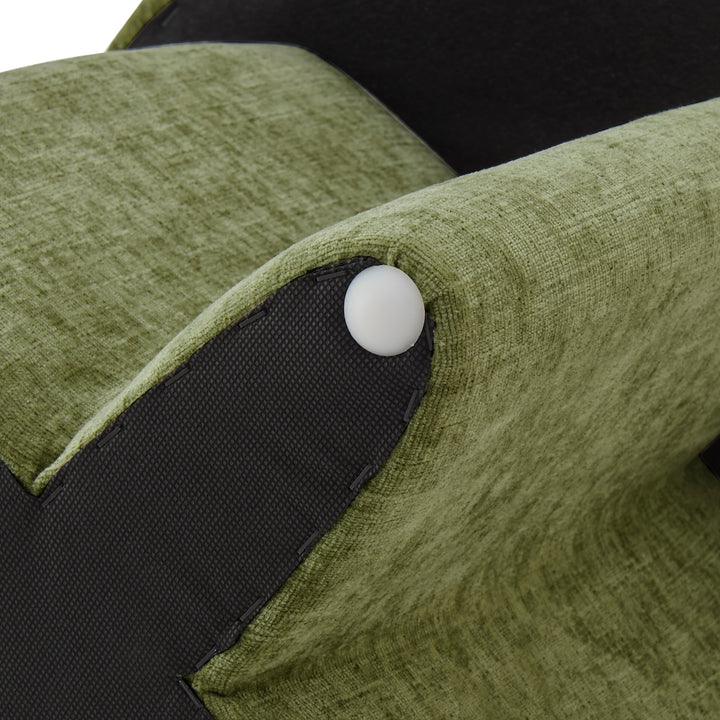 Cielo Chenille Ottoman - Millburry Green - view 8