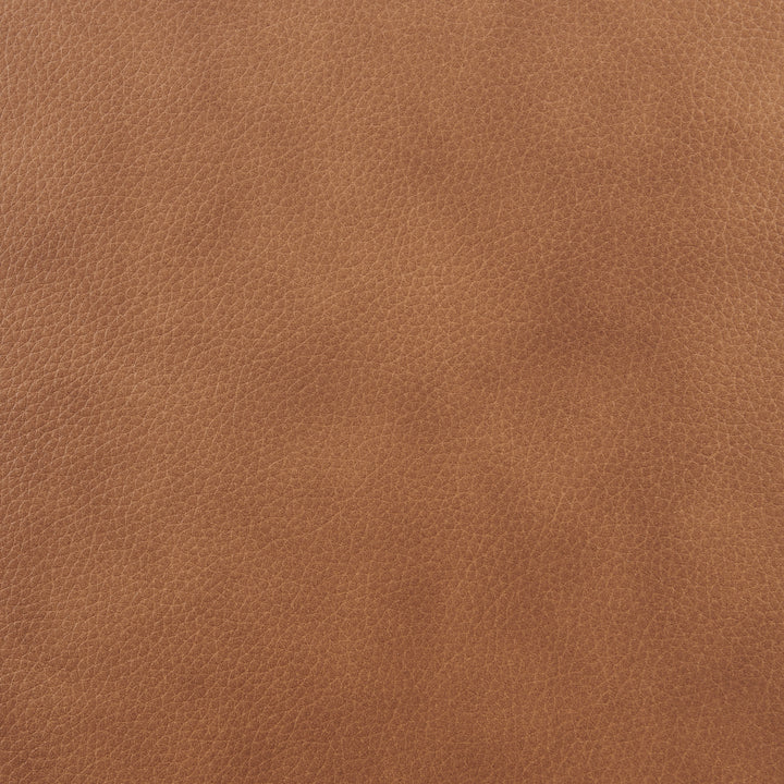 Walsh Top Grain Leather Swivel Accent Arm Chair - Garrett Caramel - detail