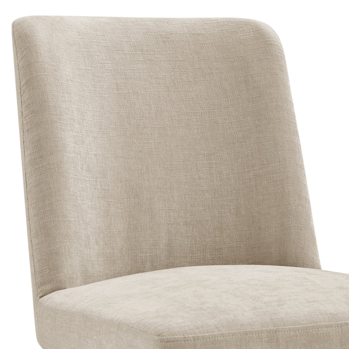 Cayden Chenille Dining Side Chair - Millburry Beige - view 9