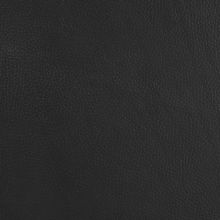 Grandora Top Grain Leather Accent Arm Chair - Stolm Black - view 10