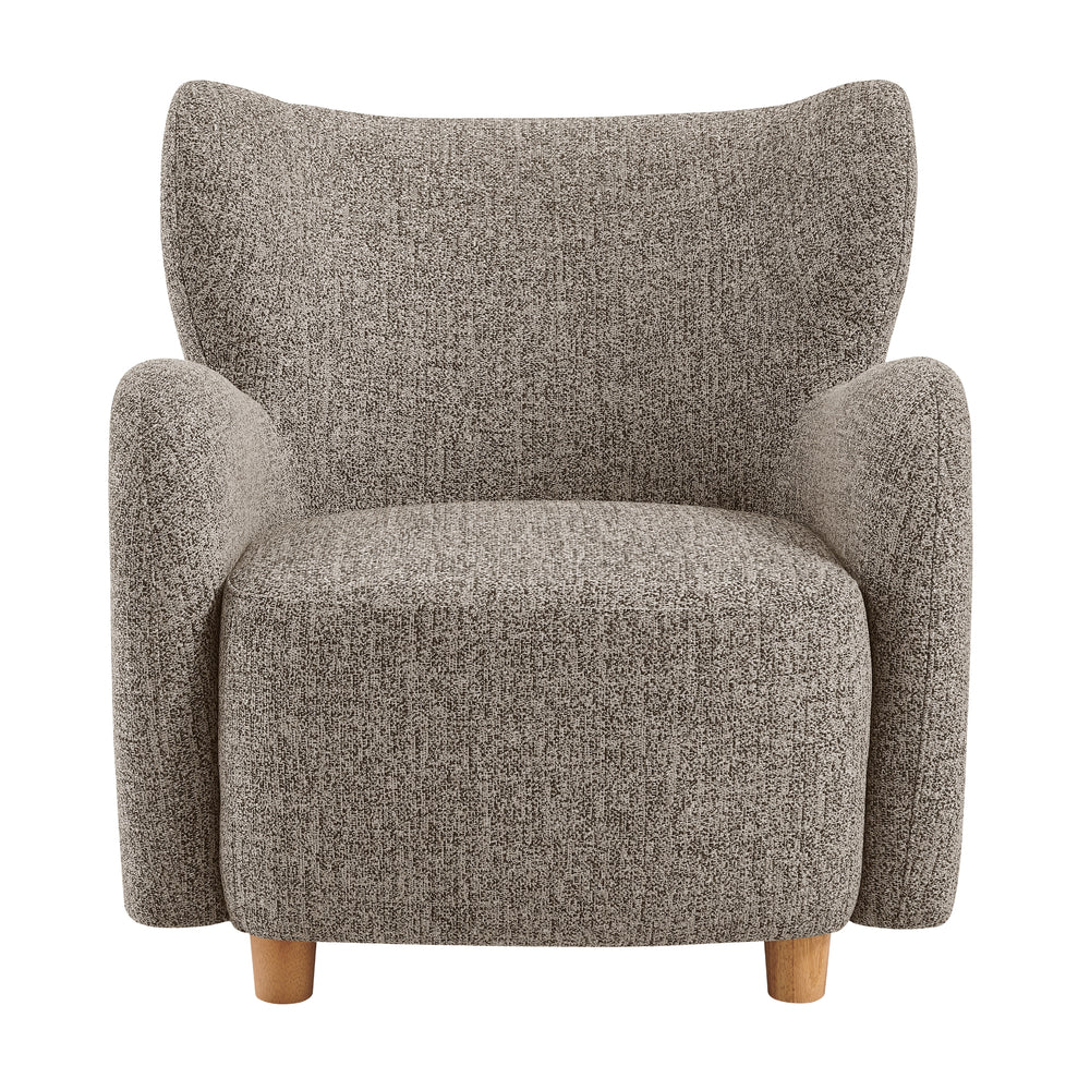 Tiffany Chenille Accent Arm Chair - Nexa Brown - view 5