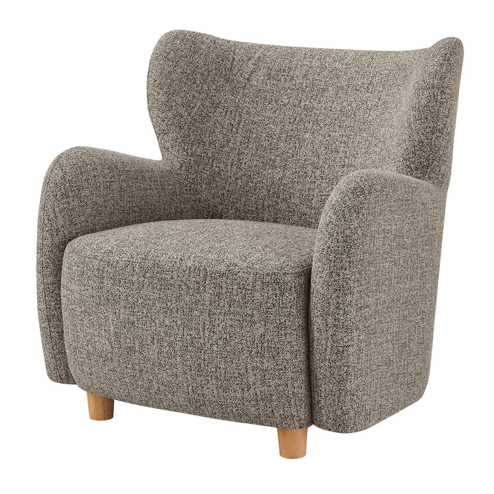 Tiffany Chenille Accent Arm Chair - Nexa Brown