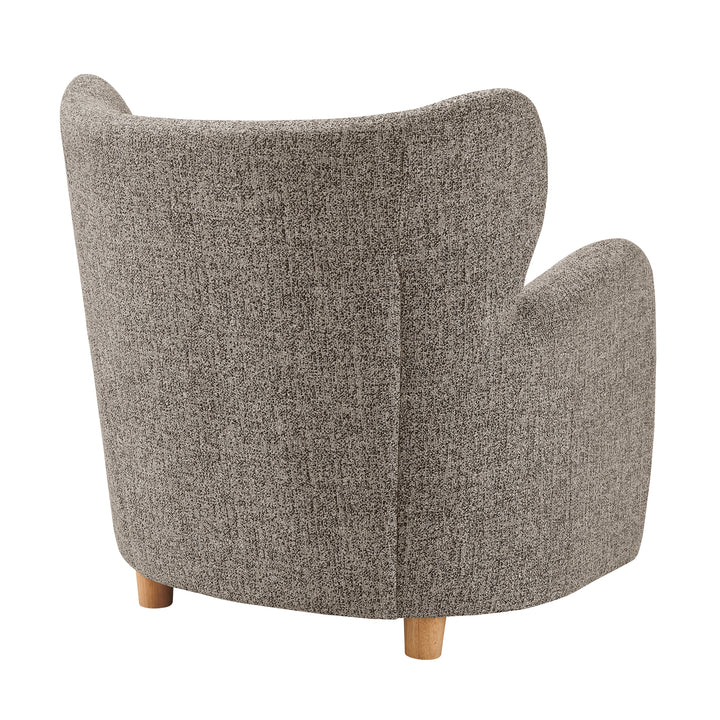 Tiffany Chenille Accent Arm Chair - Nexa Brown - view 8