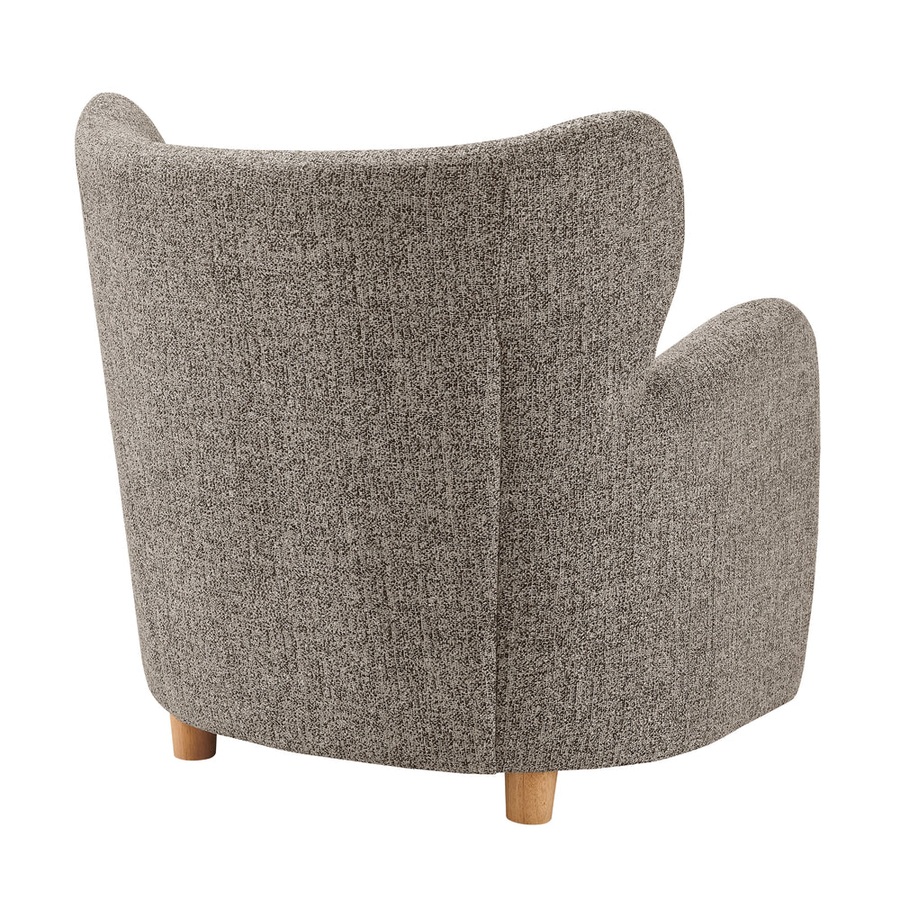 Tiffany Chenille Accent Arm Chair - Nexa Brown - view 8