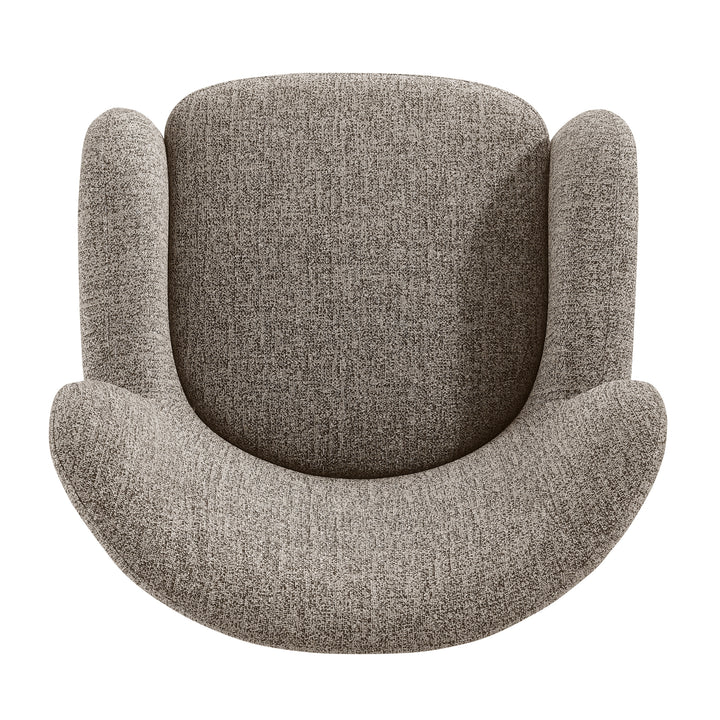 Tiffany Chenille Accent Arm Chair - Nexa Brown - view 9